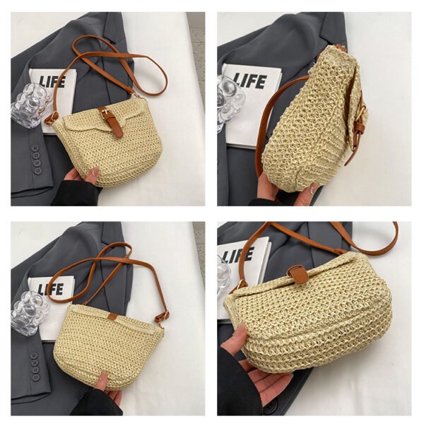 Bolsa de sillín de ocio para vacaciones en la playa de verano simple minoritaria - Imagen 8