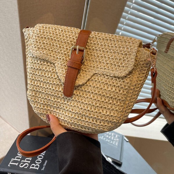 Bolsa de sillín de ocio para vacaciones en la playa de verano simple minoritaria - Imagen 4