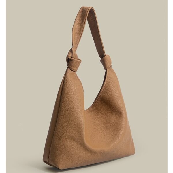 Bolso grande de cuero suave Bolso de hombro simple de moda - Imagen 8