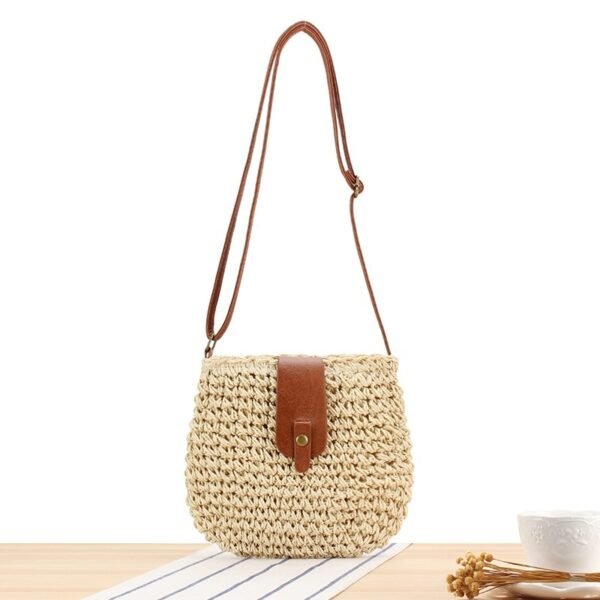 Bolso bandolera Mori multifuncional con foto de playa de vacaciones junto al mar