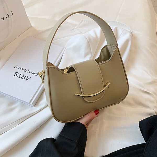 Bolso de axila con un solo hombro estilo occidental sonriente - Imagen 3