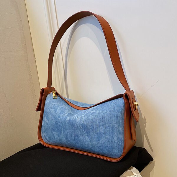 Bolso mensajero de mujer de gran capacidad con textura de alta calidad - Imagen 3