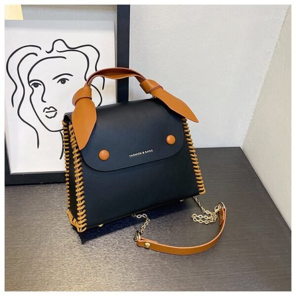 Bolso Mujer Tejido A Mano Hombro Diagonal - Imagen 8