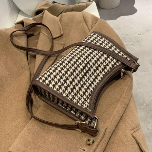 Cuadros que combinan con todo en las axilas en el nuevo bolso mensajero de otoño e invierno para mujer - Imagen 2