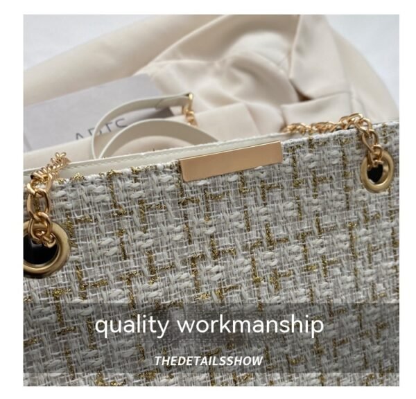 Bolso de hombro con cadena para mujer de gran capacidad - Imagen 5