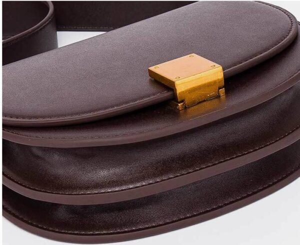 Bolso diagonal todo fósforo con correa ancha para el hombro para mujer - Imagen 3