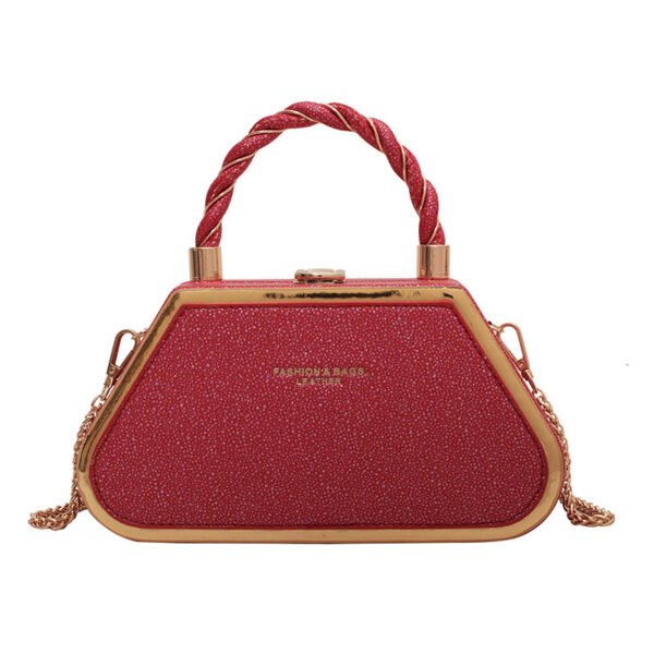 Sobre rojo de red de verano con personalidad de moda para mujer - Imagen 8