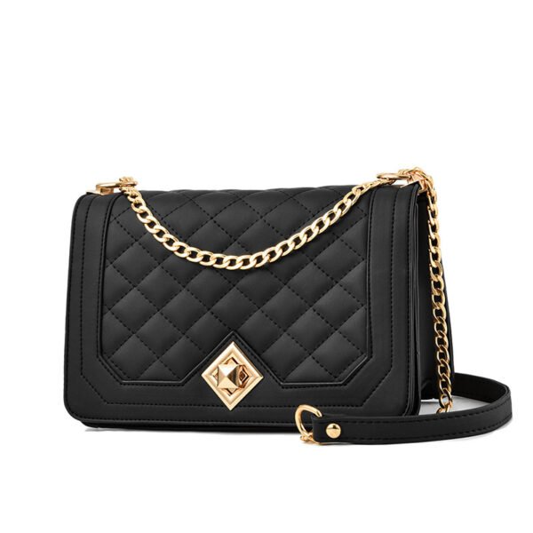 Bolsos de mano con bordado cruzado diagonal portátil de un solo hombro - Imagen 5