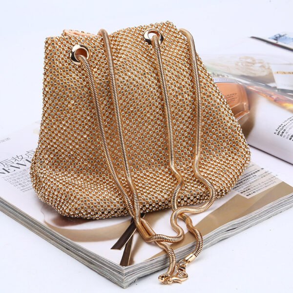 Bolsa de cena portátil multifuncional con asa de mano tipo cubo - Imagen 2