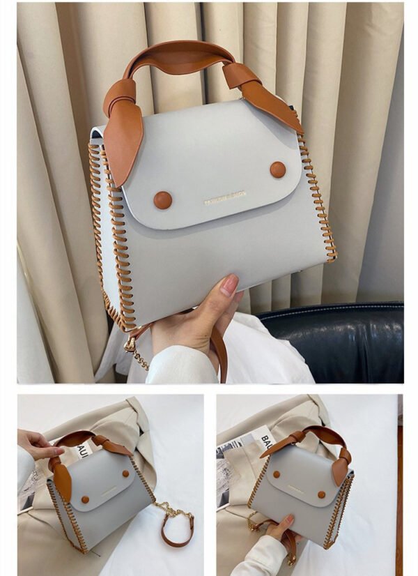 Bolso Mujer Tejido A Mano Hombro Diagonal - Imagen 3
