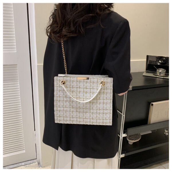 Bolso de hombro con cadena para mujer de gran capacidad - Imagen 7