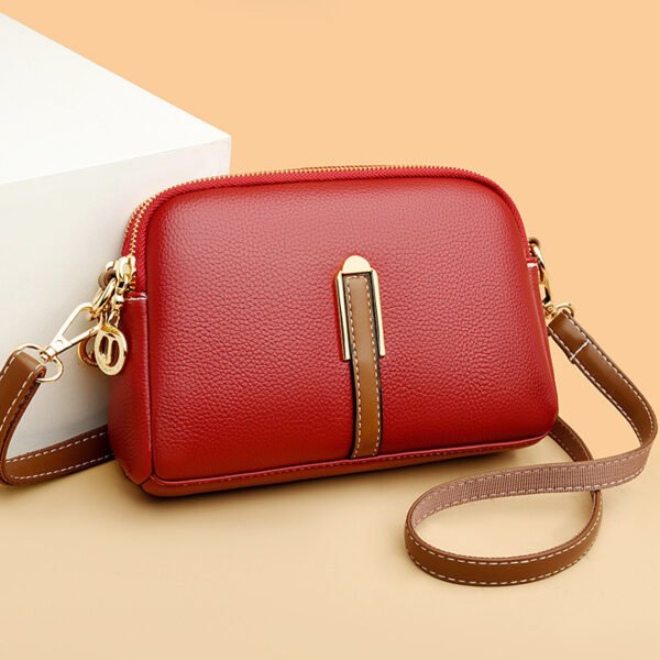 Bolso mensajero de estilo occidental con textura de hombro simple - Imagen 5