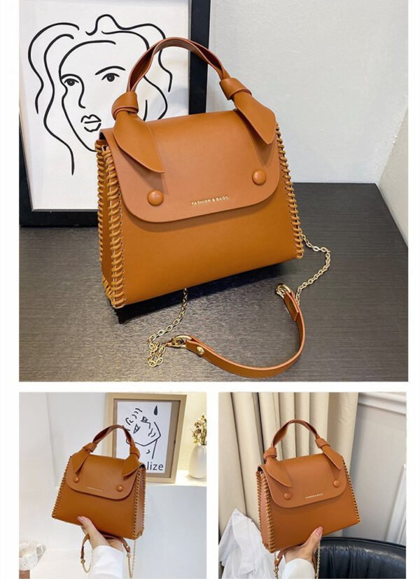 Bolso Mujer Tejido A Mano Hombro Diagonal - Imagen 2